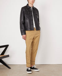SALVADOR FR GRAINED LEATHER