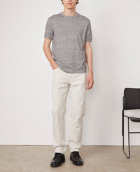 SS TEE MINI STRIPE COTTON LI