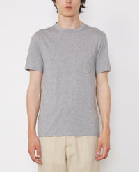 SS TEE PKT HEATHER COT LYOCELL
