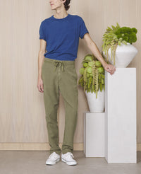 SS TEE PKT INDIGO COTTON