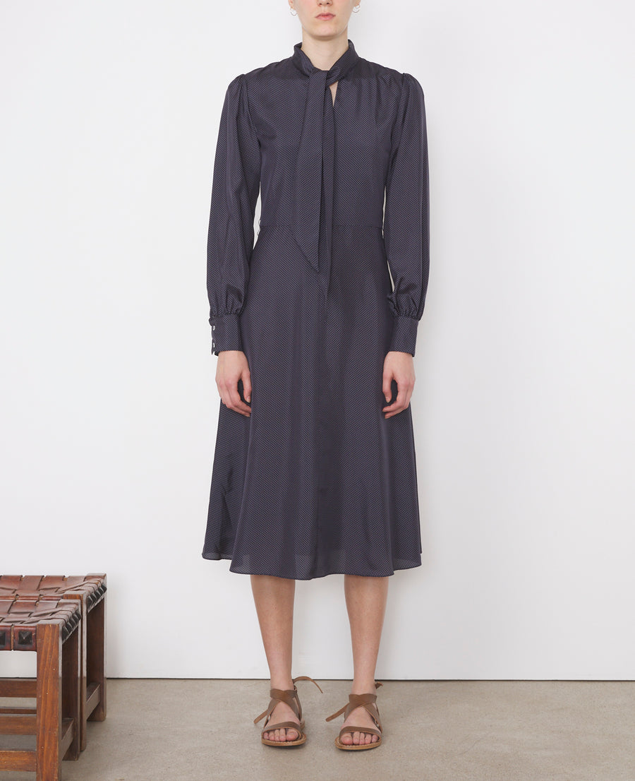SYBILLE DRS DOT PRINT ITL SILK