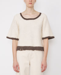 OLYMPE KNT CNECK CROCHET