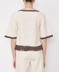 OLYMPE KNT CNECK CROCHET