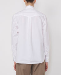 ELLA SHI WHITE COTTON POPLIN