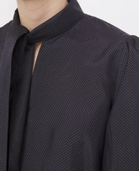 SYBILLE TOP DOT PRINT ITL SILK