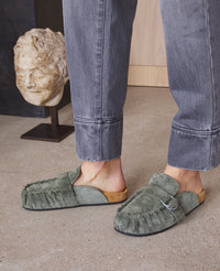 SARTORE MULE ITL CALF SUEDE