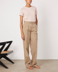LARA TEE PIECE DYE FR LINEN