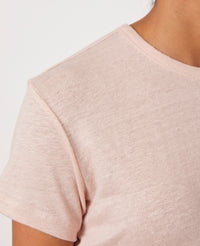 LARA TEE PIECE DYE FR LINEN