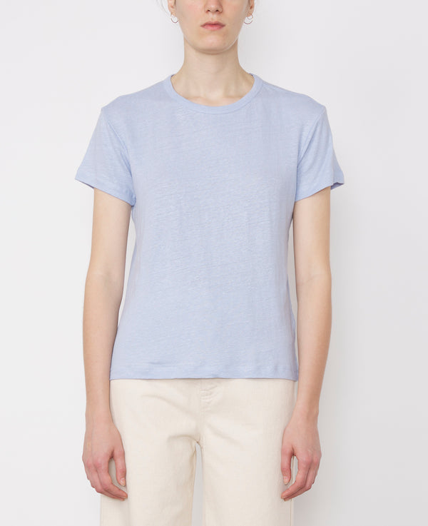 LARA TEE PIECE DYE FR LINEN