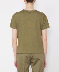 LARA TEE PIECE DYE FR LINEN