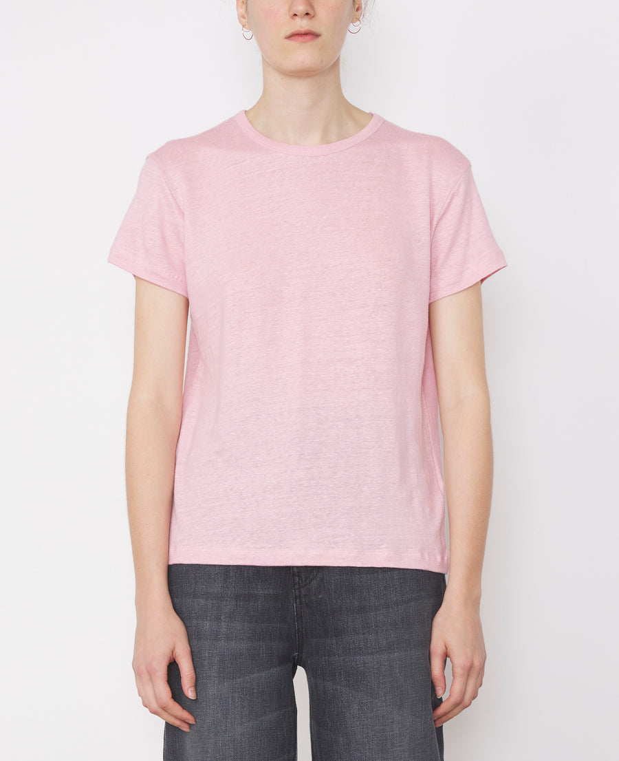 LARA TEE PIECE DYE FR LINEN