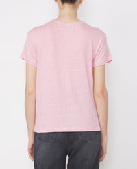 LARA TEE PIECE DYE FR LINEN