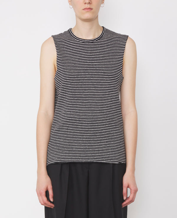 TANK TEE COTTON LINEN