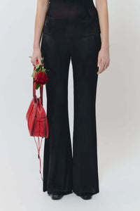 Flared trouser black