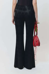 Flared trouser black
