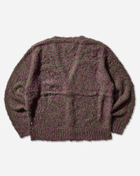 Stüssy Textured Cardigan Purple/Green Knitwears Cardigans 117291SJ 960