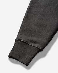 Stüssy Fleece Raglan Zip Mock Washed Black Sweatshirts Crewneck 118573SJ 0034