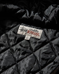 Stüssy Zip Hooded Plaid Shirt Charcoal Shirts Longsleeve Shirt 1110381SJ 0002