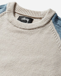 Stüssy Stripe Raglan Crew Blue Knitwears Sweaters 117290SJ 0801