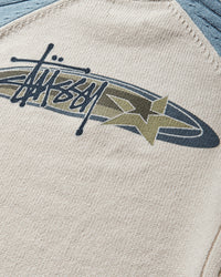 Stüssy Stripe Raglan Crew Blue Knitwears Sweaters 117290SJ 0801
