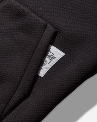 Stüssy Bonded Sherpa Lined Hood Black Sweatshirts Zip-Ups 118585 0001