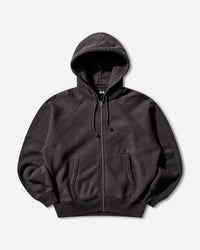 Stüssy Raglan Zip Hood Washed Black Sweatshirts Zip-Ups 118571SJ 0034