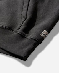Stüssy Raglan Zip Hood Washed Black Sweatshirts Zip-Ups 118571SJ 0034