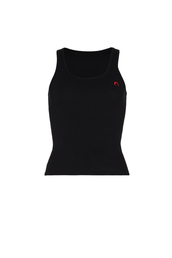 Organic-Cotton Ribbed Tank Top