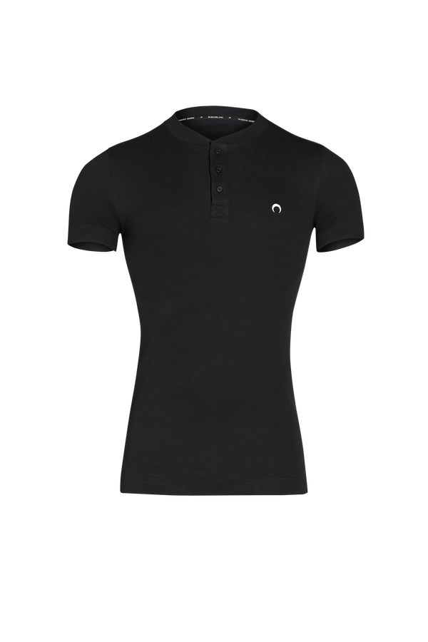 Organic Cotton Button Up Henley