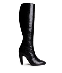 THELMA BOOT IN PYTHON BLACK