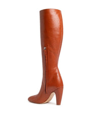 THELMA BOOT IN PYTHON CARAMEL