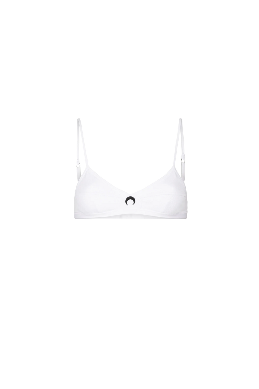RIBBED COTTON BRANDED BRA