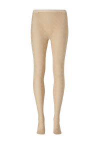 MOONOGRAM FLOCKED MESH TIGHTS