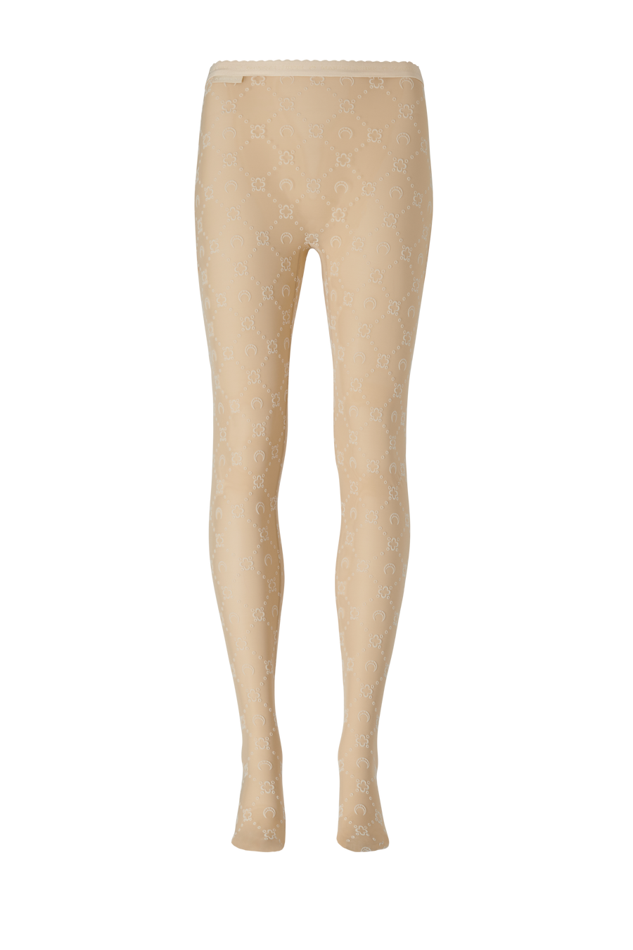 MOONOGRAM FLOCKED MESH TIGHTS