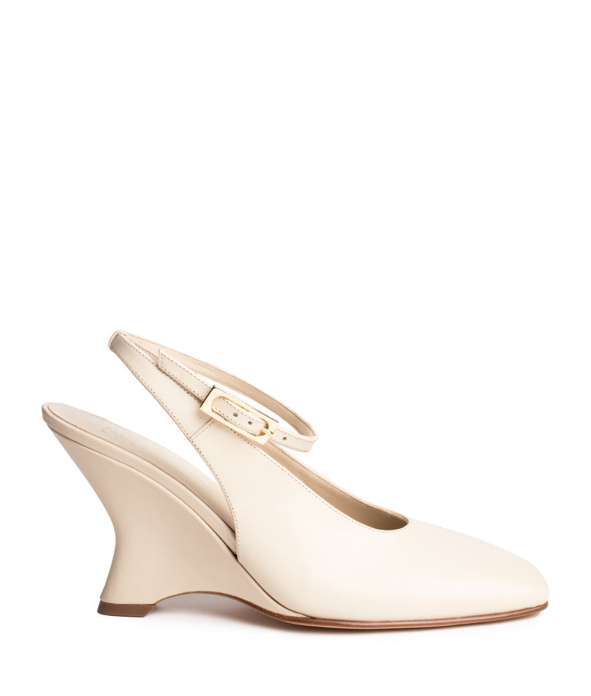VALERIE CALF LEATHER IN INVORY