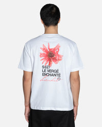 T-Shirt Fleur Rose White