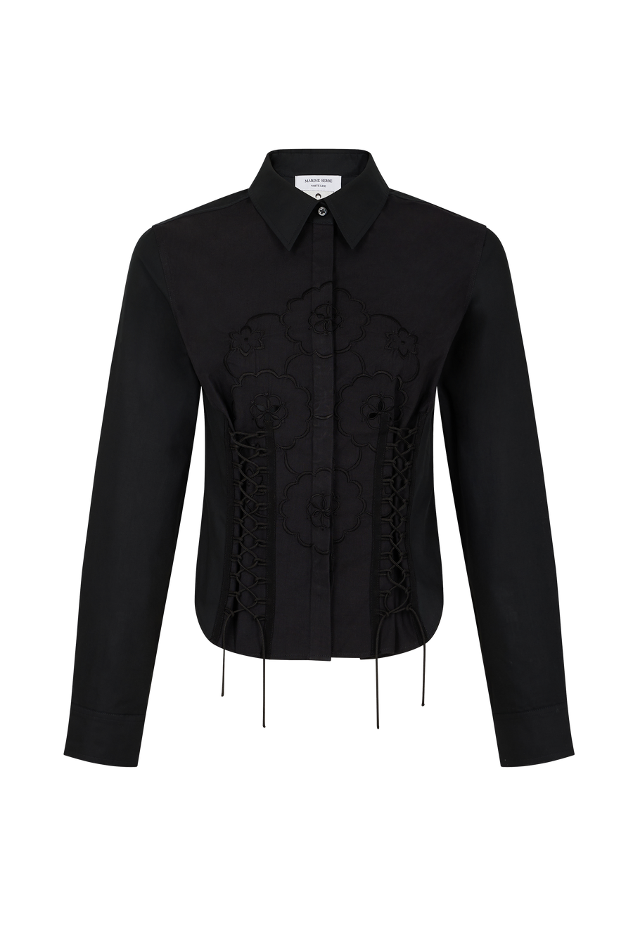 Upcycled Household Linen Corset Shirt