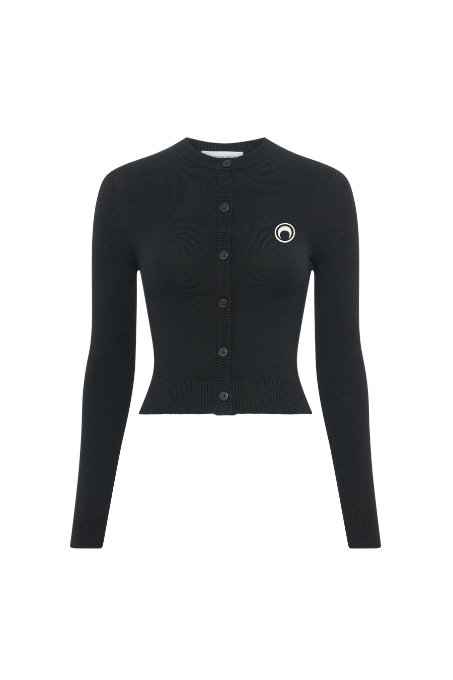 Moon Logo Knit Fitted Cardigan
