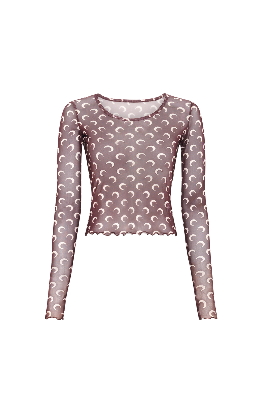 Recycled Moon Mesh Second Skin Cropped Top
