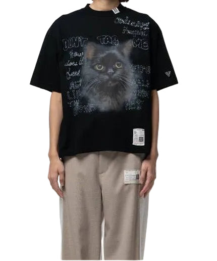 T-shirt imprimé chat