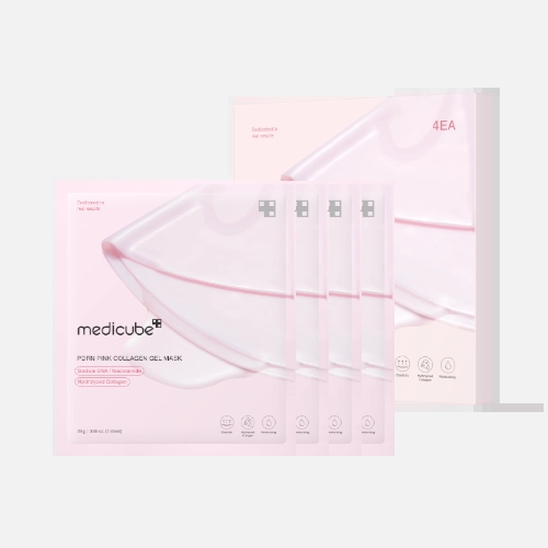 Medicube Salmon DNA PDRN Pink Collagen Jelly Gel Mask ( 4 masques )