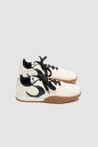 METAL FREE LEATHER LOW-TOP SNEAKERS