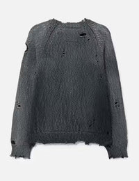 Sweatshirt like knit faded