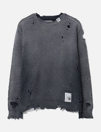 Sweatshirt like knit faded