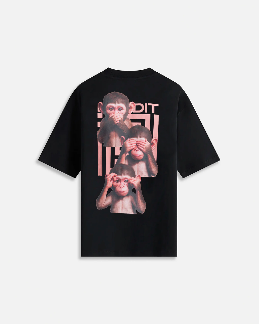 T-shirt Trois Singe Black