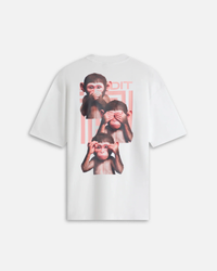 T-shirt Trois Singe White