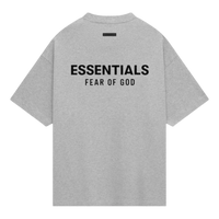 Fear of God Essentials Jersey Crewneck Tee Light Heather Grey