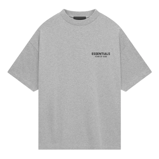 Fear of God Essentials Jersey Crewneck Tee Light Heather Grey